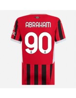 AC Milan Tammy Abraham #90 Hjemmedrakt Dame 2024-25 Korte ermer